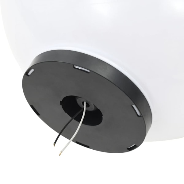 vidaXL Globlampor 2 st LED sfäriska 50 cm PMMA Vit