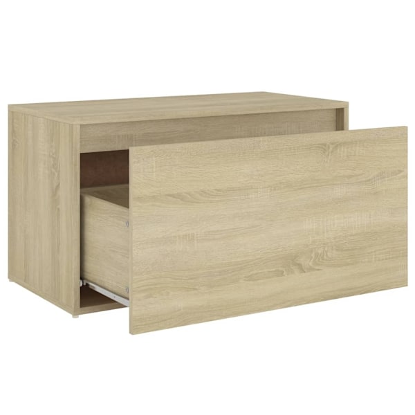 vidaXL Hallbänk 80x40x45 cm sonoma-ek konstruerat trä Brun