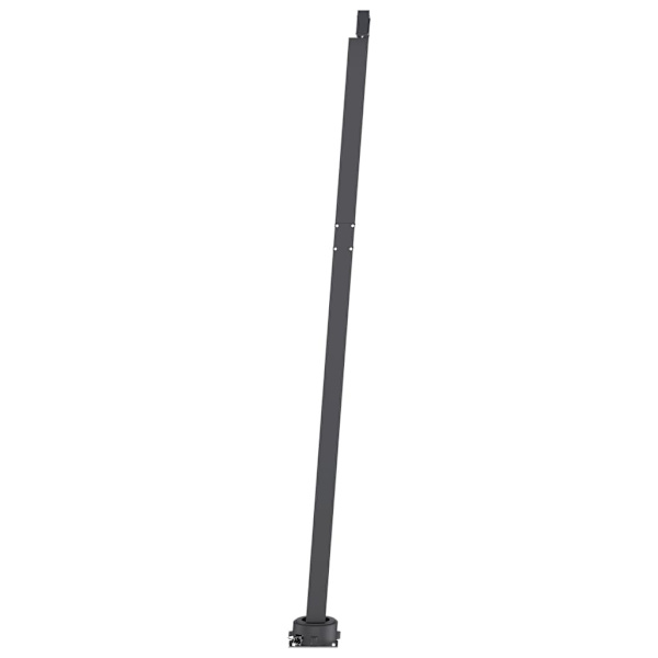 vidaXL Fristående markis manuellt infällbar 600x350 cm gul/vit Gul