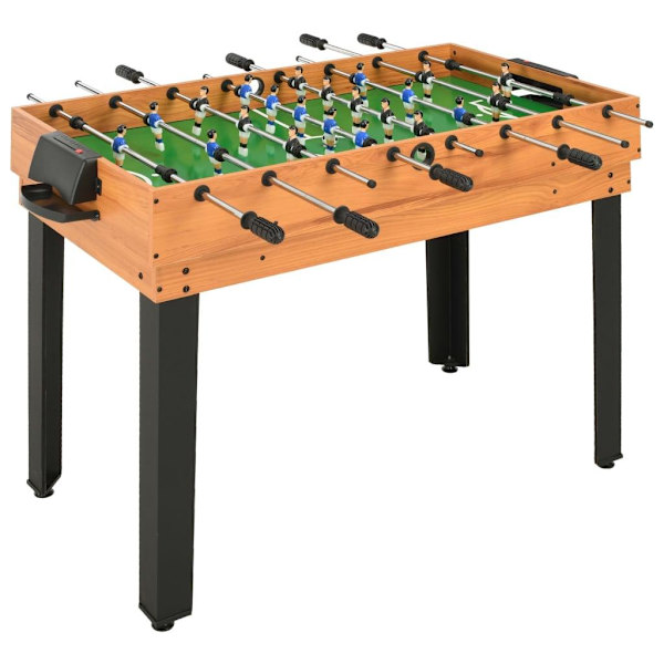 vidaXL Multi-spelbord 15-i-1 121x61x82 cm lönn Brun