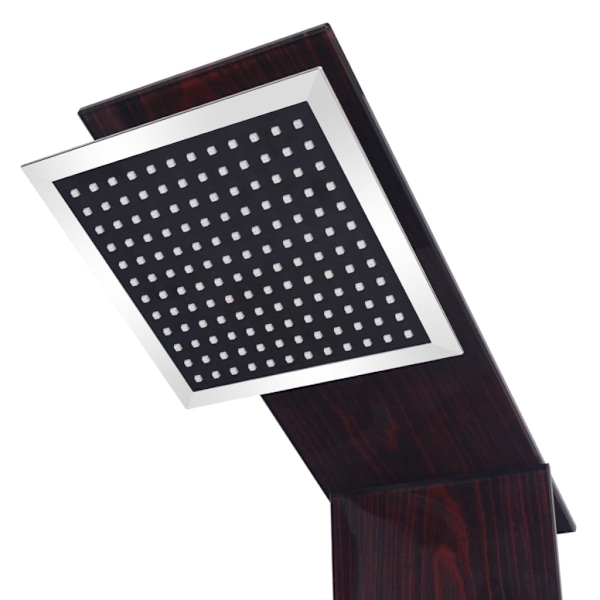 vidaXL Duschpanelsystem glas brun