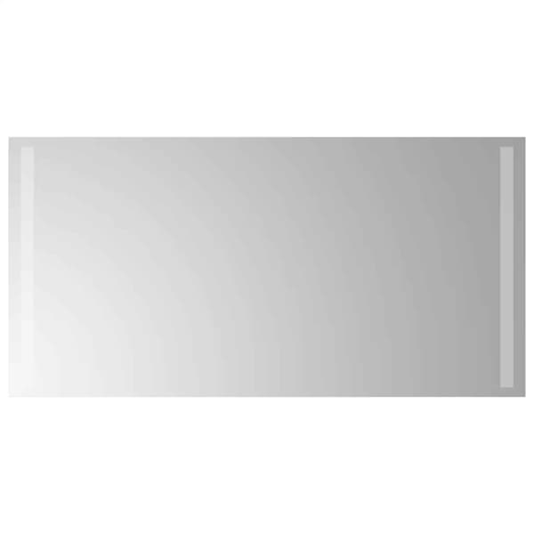 vidaXL Badrumsspegel LED 80x40 cm Transparent