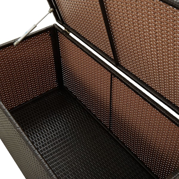 vidaXL Dynbox konstrotting 100x50x50 cm brun Brun