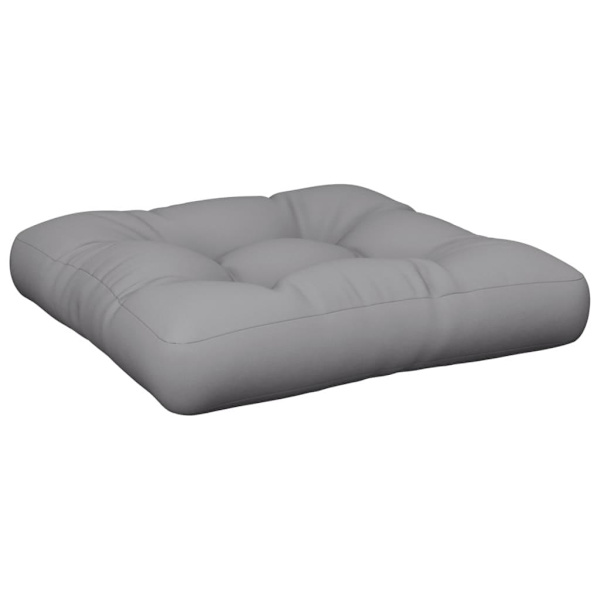 vidaXL Palldyna grå 60x60x12 cm tyg grå