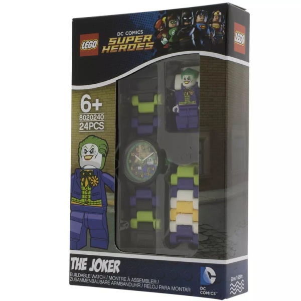 Köp LEGO Heroes Barnklocka Joker plast 8020257 Flerfärgsdesign | Fyndiq
