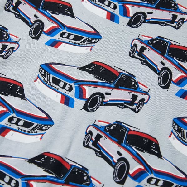 vidaXL Barnpyjamas med korta ärmar för barn grå 104 Grå