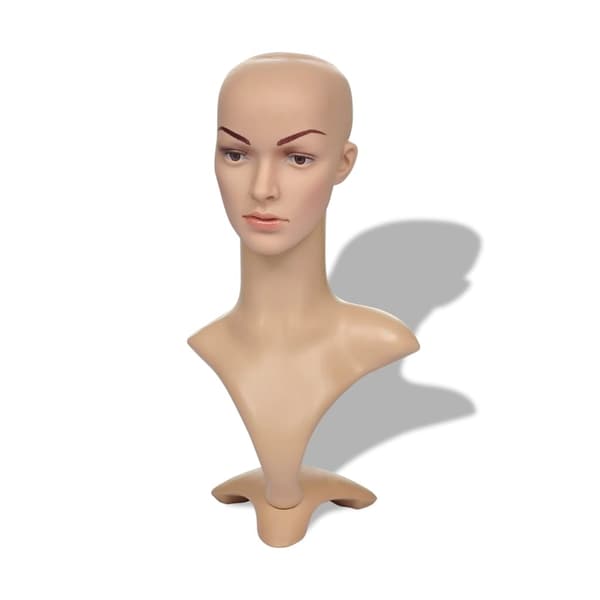 vidaXL Skylthuvud dam A Beige