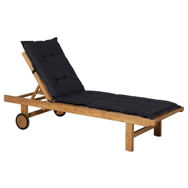 Madison Solstolsdyna Basic 200x60 cm svart Svart