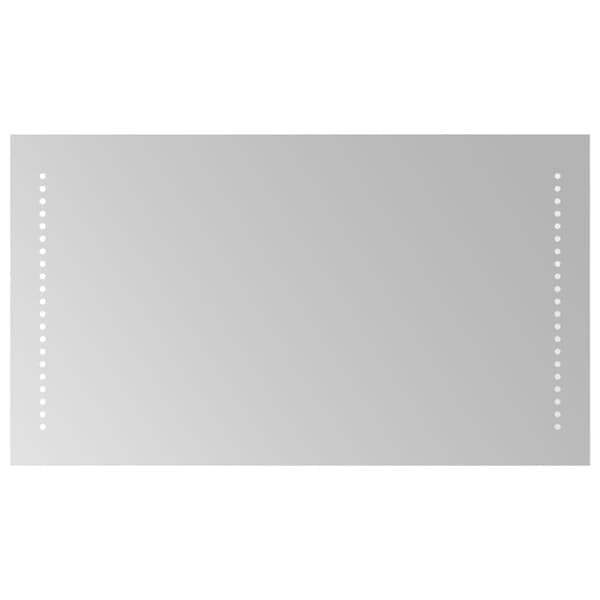 vidaXL Badrumsspegel LED 40x70 cm Transparent