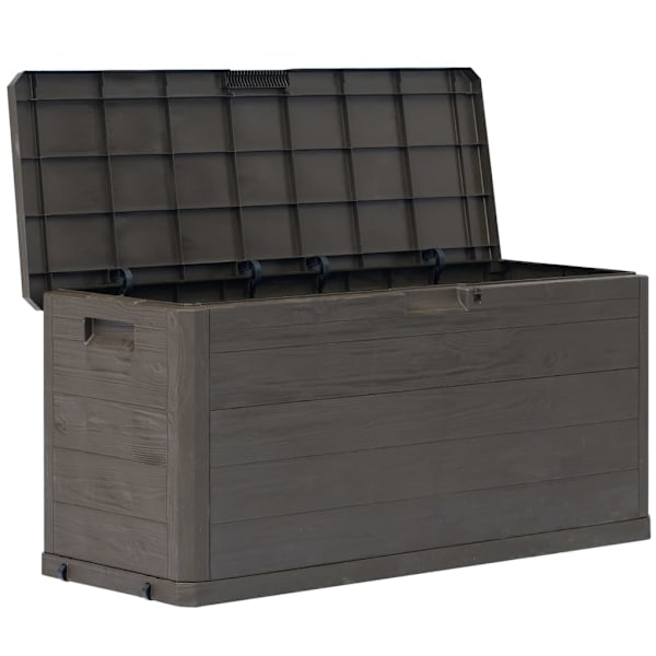 vidaXL Dynbox 280 liter brun Brun