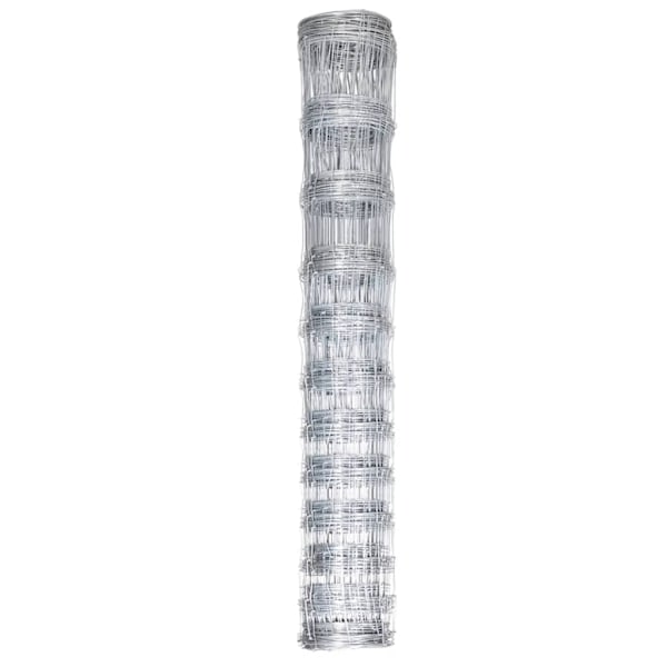vidaXL Fårstängsel galvaniserat stål 50 m 150 cm silver Silver