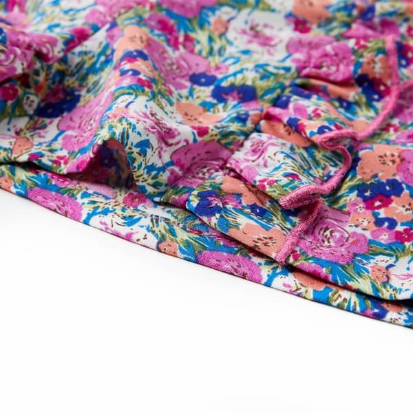 vidaXL Barnshorts fuchsia 128 Flerfärgsdesign