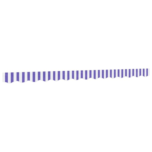 vidaXL Markisvolang blå och vit randig 3,5 m Blå