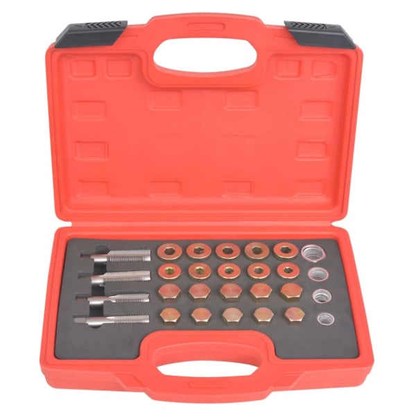 vidaXL Gängreparationssats 64-pack M13 M15 M17 M20