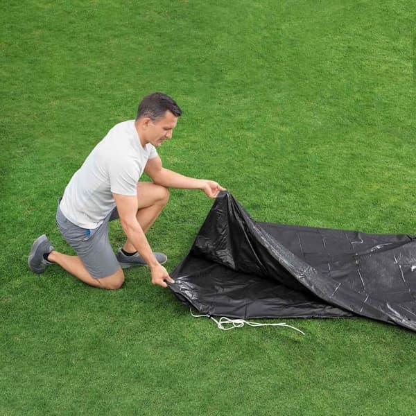 Bestway Poolöverdrag Flowclear 305 cm Antracit