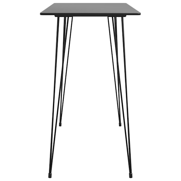 vidaXL Bargrupp 7 delar svart Svart