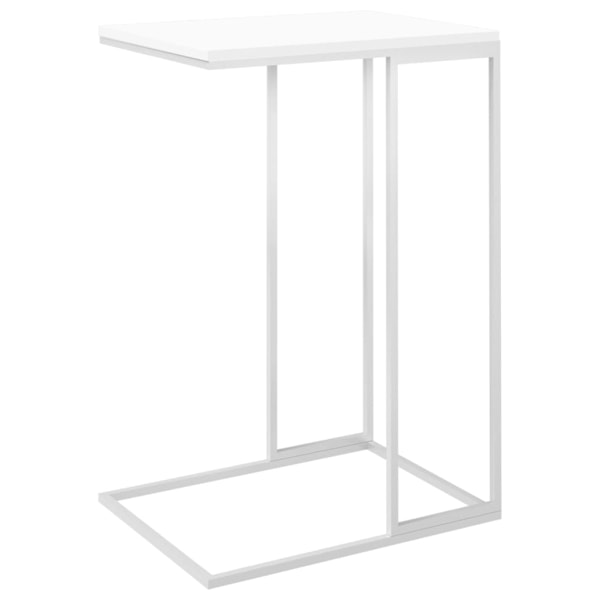 vidaXL Sidobord vit 40x30x59 cm konstruerat trä Vit