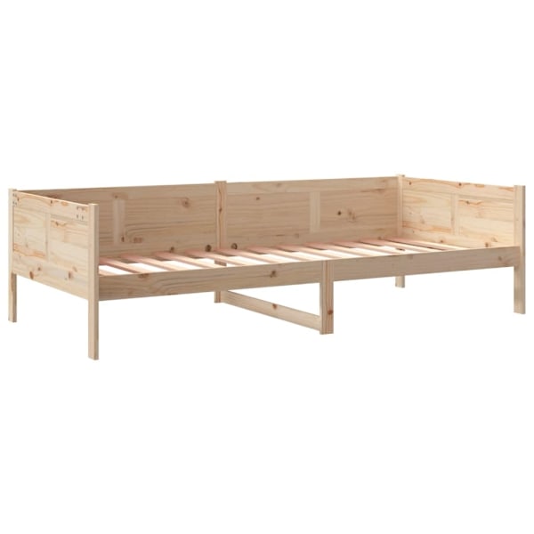vidaXL Dagbädd 80x200 cm massiv furu Brun