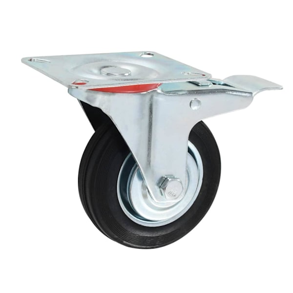vidaXL Hjul 8 st 100 mm