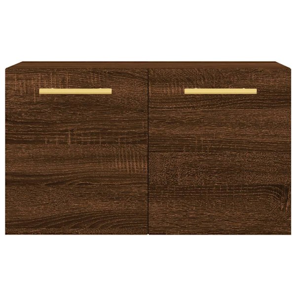 vidaXL Väggskåp brun ek 60x36,5x35 cm konstruerat trä Brun