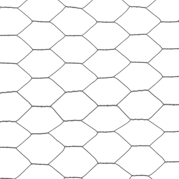 vidaXL Hönsnät stål med PVC-beläggning 25x0,75 m grå grå