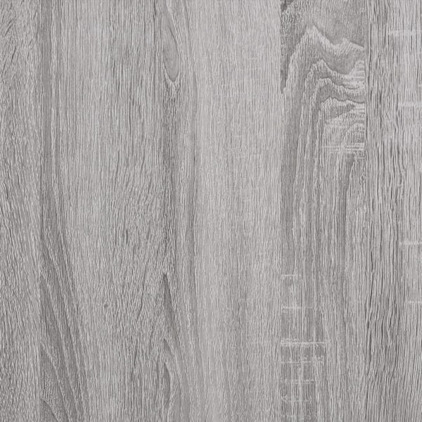 vidaXL Högskåp grå sonoma 69,5x32,5x180 cm konstruerat trä Grå