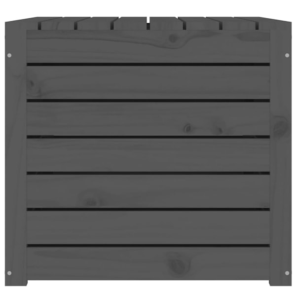 vidaXL Dynbox grå 101x50,5x46,5 cm massiv furu Grå