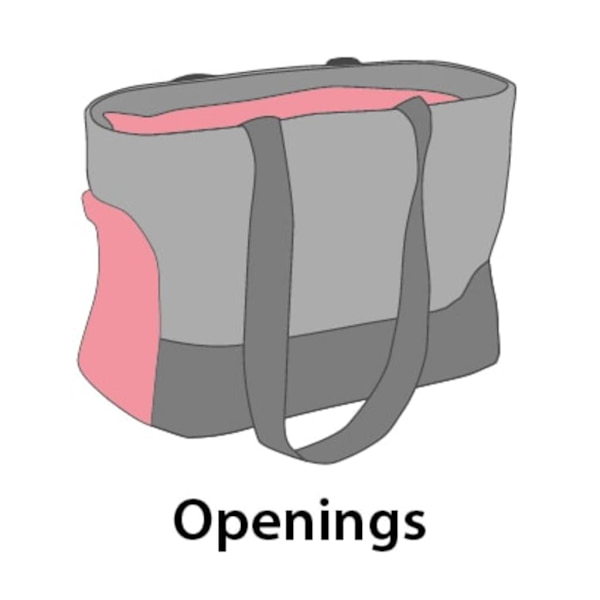 FLAMINGO Transportväska för djur Cilou 4 grå 47x21x30 cm grå
