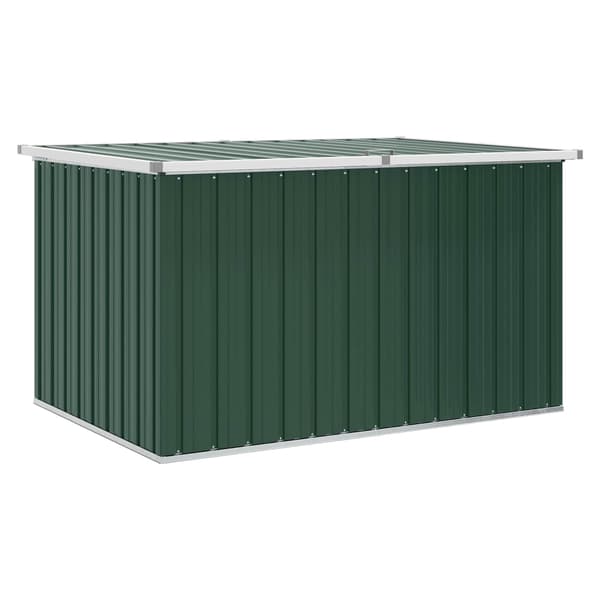 vidaXL Dynbox grön 149x99x93 cm Grön
