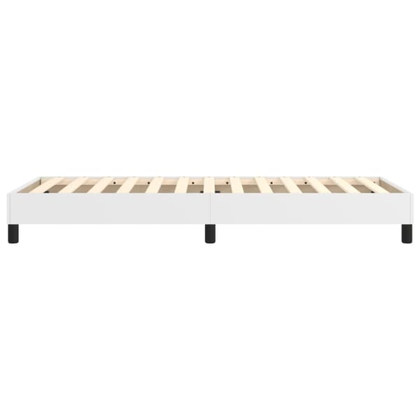 vidaXL Sängram vit 90x200 cm konstläder Vit