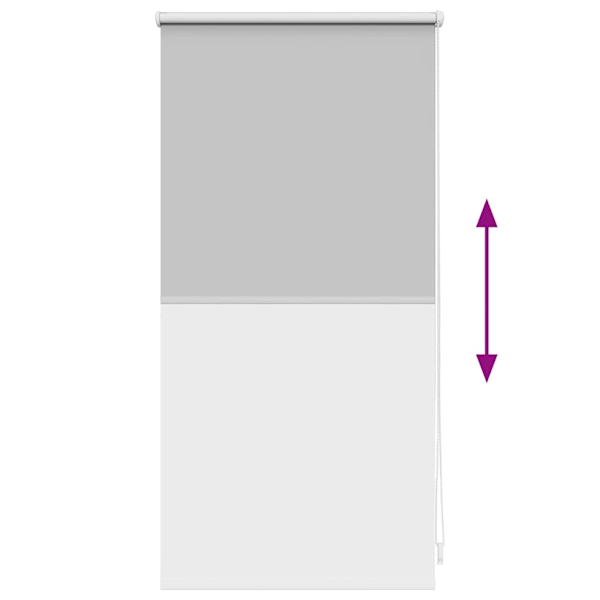 vidaXL Rullgardin mörkläggande 40x100 cm svart Svart