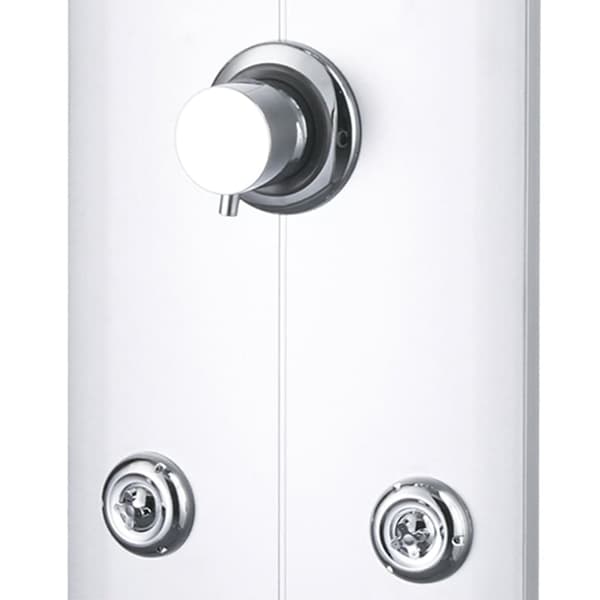 vidaXL Duschpanel 25x43x110 cm silver