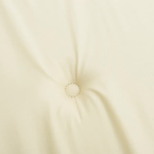 vidaXL Trädgårdsstolsdynor 4 st Gräddvit 100 x 50 x 3 cm Creme