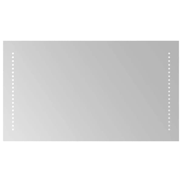 vidaXL Badrumsspegel LED 70x40 cm Transparent