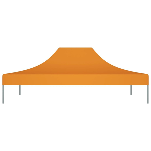 vidaXL Tak till partytält 4x3 m orange 270 g/m² Orange