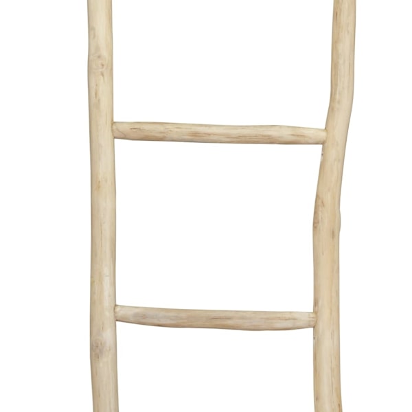 vidaXL Handduksstege med 5 pinnar teak 45x150 cm naturlig Brun