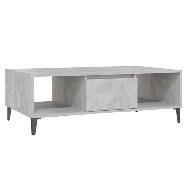 vidaXL Soffbord betonggrå 103,5x60x35 cm konstruerat trä grå