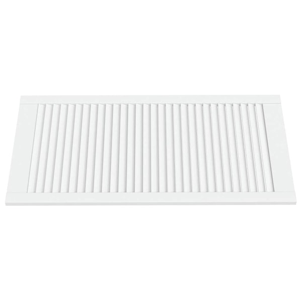 vidaXL Skåpluckor lamelldesign 2 st vit 99,3x49,4 cm massiv furu Vit