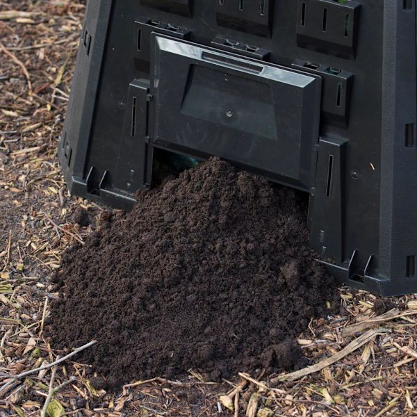 Nature Kompostlåda svart 1200 L 6071483 Svart