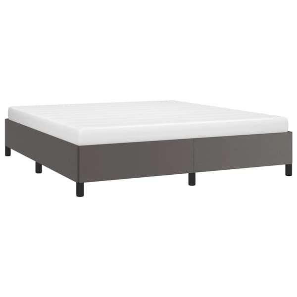 vidaXL Sängram grå 180x200 cm konstläder Grå
