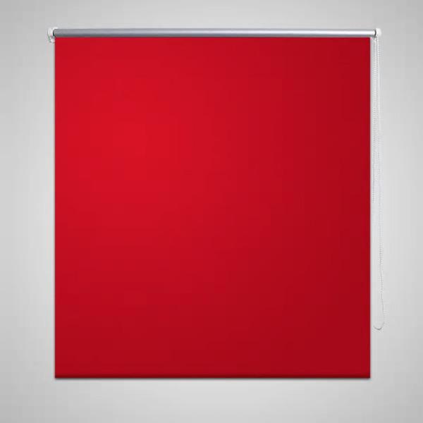 vidaXL Rullgardin röd 160 x 175 cm mörkläggande Röd