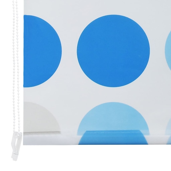 vidaXL Rullgardin för dusch 100x240 cm cirkel multifärg
