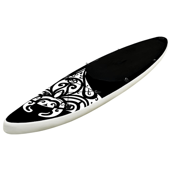 vidaXL SUP-bräda uppblåsbar 320x76x15 cm svart Svart