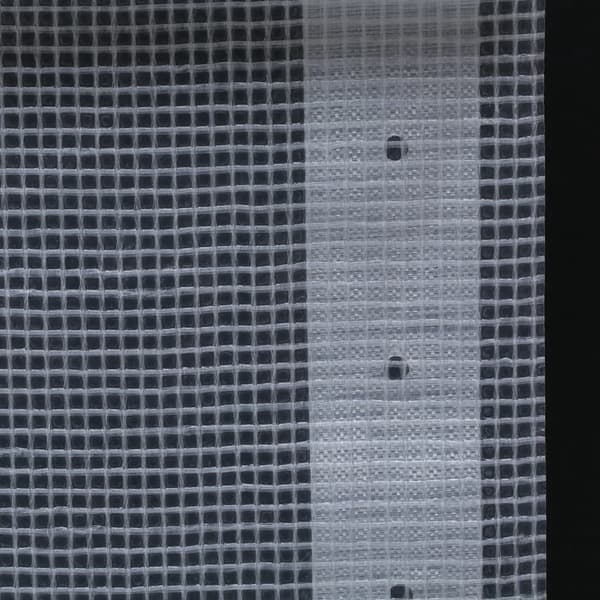 vidaXL Leno presenning 260 g/m² 2x20 m vit Vit