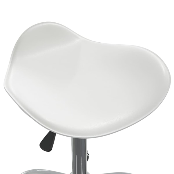 vidaXL Massagestol vit konstläder Vit