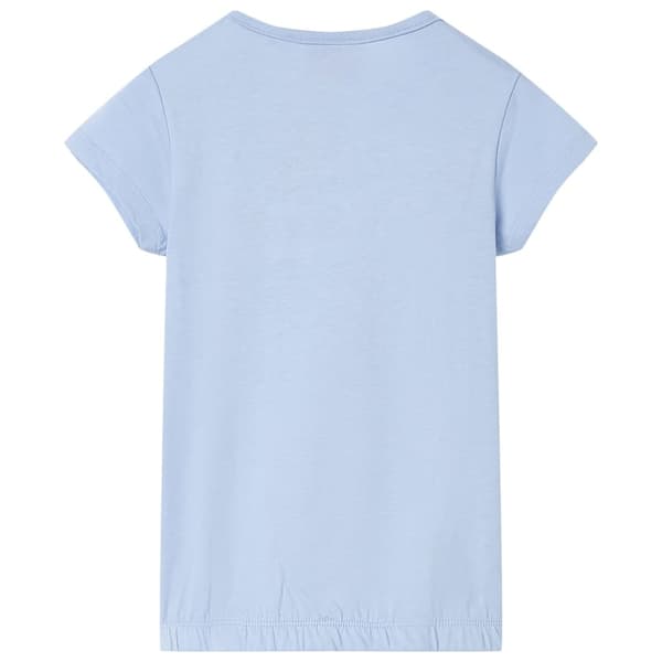 vidaXL T-shirt för barn blå 92 Blå