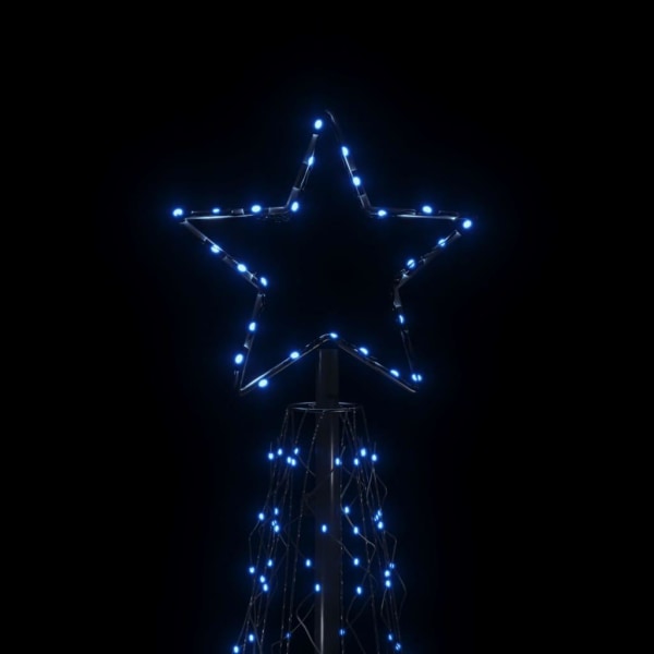 vidaXL Julgranskon blå 500 LEDs 100x300 cm Blå