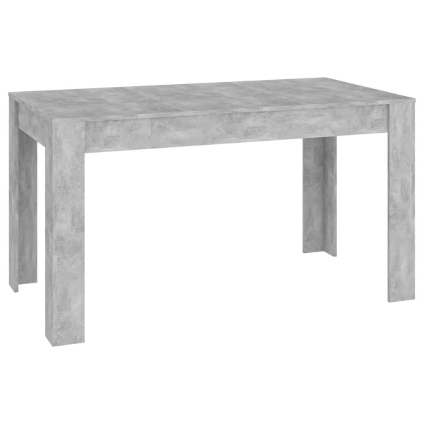 vidaXL Matbord betonggrå 140x74,5x76 cm konstruerat trä grå