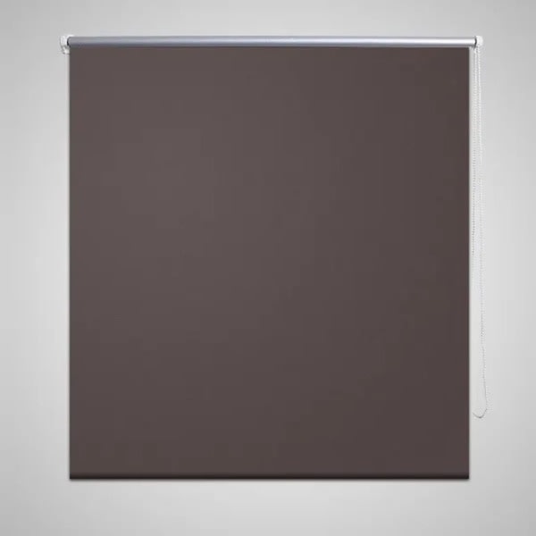 vidaXL Rullgardin brun 100 x 230 cm mörkläggande Brun