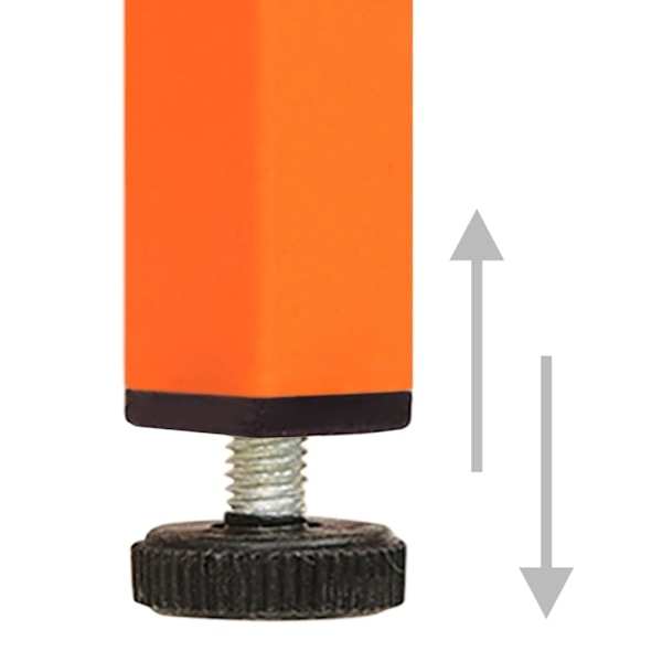 vidaXL Tv-bänk orange 105x35x50 cm stål Orange